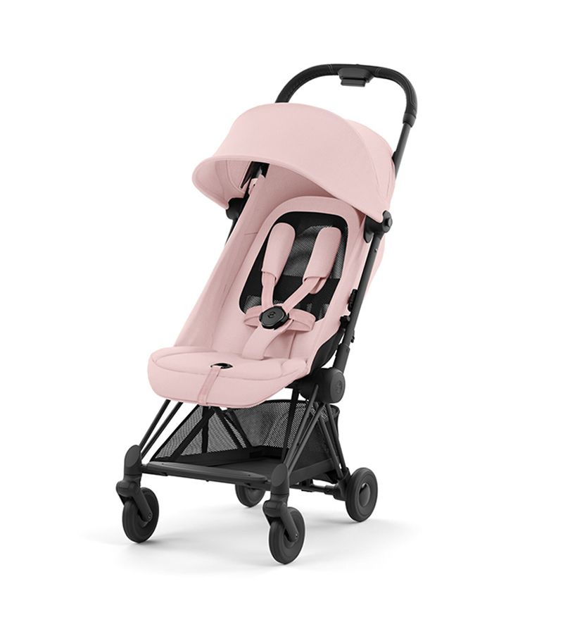 Βρεφικό καρότσι CYBEX Coya Matt Black Frame Peach Pink